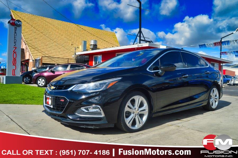 2016 Chevrolet Cruze 4dr Sdn Auto Premier, available for sale in Moreno Valley, California | Fusion Motors Inc. Moreno Valley, California 2016 Chevrolet Cruze 4dr Sdn Auto Premier, available for sale in Moreno Valley, California | Fusion Motors Inc. Moreno Valley, California