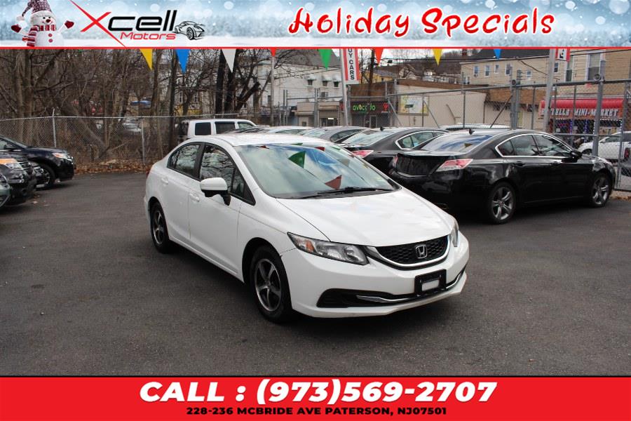 2015 Honda Civic Sedan  SE 4dr CVT SE, available for sale in Paterson, New Jersey | Xcell Motors LLC. Paterson, New Jersey