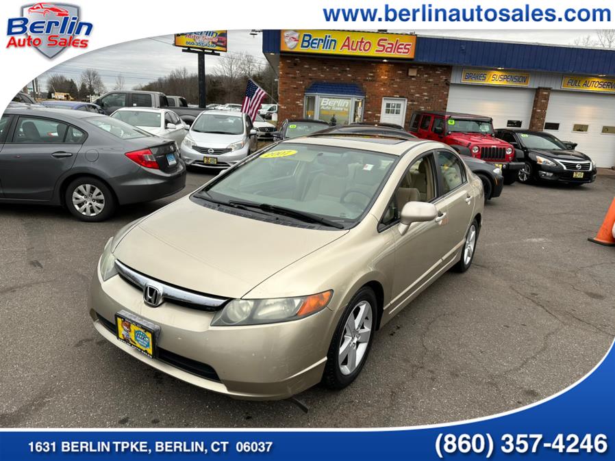 2007 Honda Civic Sdn 4dr AT EX, available for sale in Berlin, Connecticut | Berlin Auto Sales LLC. Berlin, Connecticut 2007 Honda Civic Sdn 4dr AT EX, available for sale in Berlin, Connecticut | Berlin Auto Sales LLC. Berlin, Connecticut