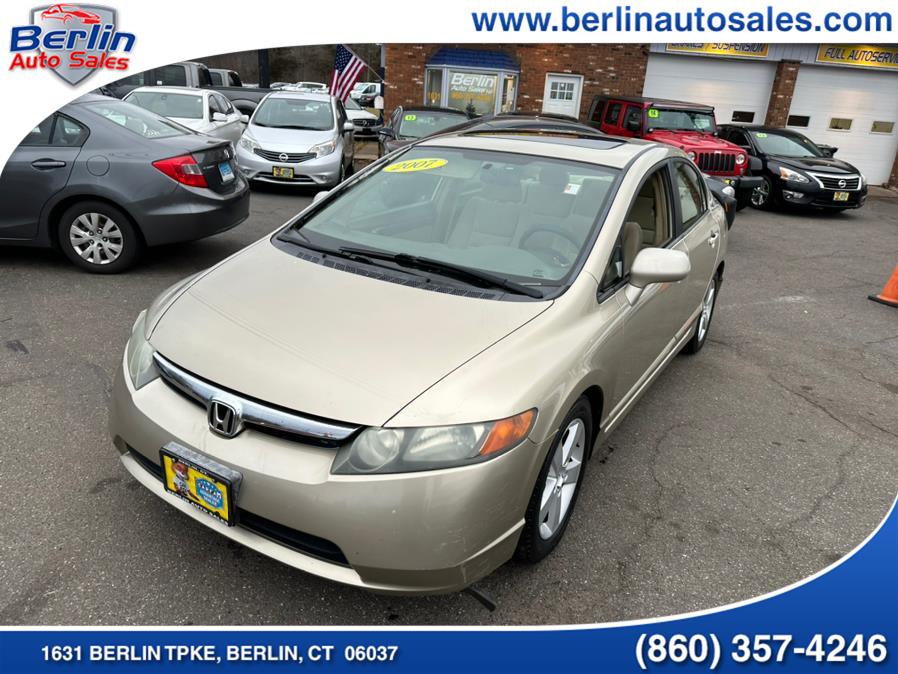 2007 Honda Civic Sdn 4dr AT EX, available for sale in Berlin, Connecticut | Berlin Auto Sales LLC. Berlin, Connecticut 2007 Honda Civic Sdn 4dr AT EX, available for sale in Berlin, Connecticut | Berlin Auto Sales LLC. Berlin, Connecticut