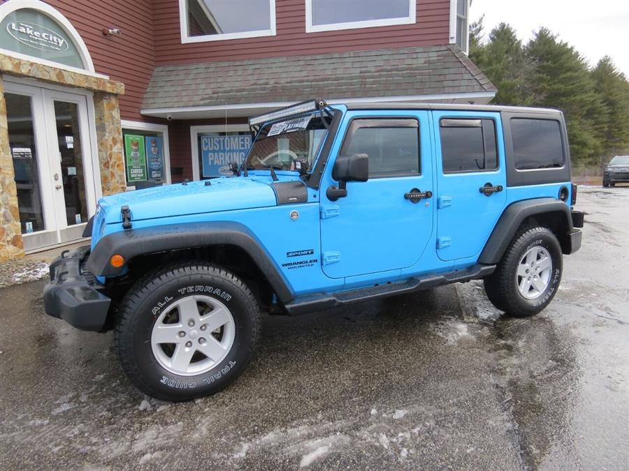 2017 Jeep Wrangler Unlimited Sport S 4x4 4dr SUV, available for sale in Auburn, Maine | Lake City Exports Inc. Auburn, Maine 2017 Jeep Wrangler Unlimited Sport S 4x4 4dr SUV, available for sale in Auburn, Maine | Lake City Exports Inc. Auburn, Maine