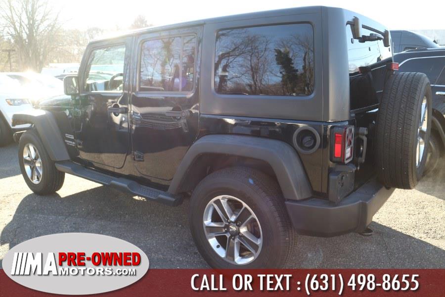 2015 Jeep Wrangler Unlimited 4WD 4dr Sport, available for sale in Huntington Station, New York | M & A Motors. Huntington Station, New York 2015 Jeep Wrangler Unlimited 4WD 4dr Sport, available for sale in Huntington Station, New York | M & A Motors. Huntington Station, New York