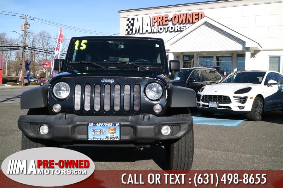 2015 Jeep Wrangler Unlimited 4WD 4dr Sport, available for sale in Huntington Station, New York | M & A Motors. Huntington Station, New York 2015 Jeep Wrangler Unlimited 4WD 4dr Sport, available for sale in Huntington Station, New York | M & A Motors. Huntington Station, New York