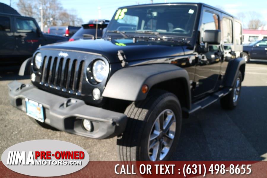 2015 Jeep Wrangler Unlimited 4WD 4dr Sport, available for sale in Huntington Station, New York | M & A Motors. Huntington Station, New York 2015 Jeep Wrangler Unlimited 4WD 4dr Sport, available for sale in Huntington Station, New York | M & A Motors. Huntington Station, New York
