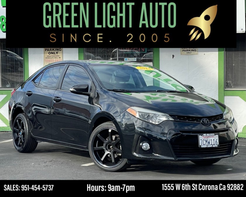 2014 Toyota Corolla 4dr Sdn CVT S Plus (Natl), available for sale in Corona, California | Green Light Auto. Corona, California 2014 Toyota Corolla 4dr Sdn CVT S Plus (Natl), available for sale in Corona, California | Green Light Auto. Corona, California