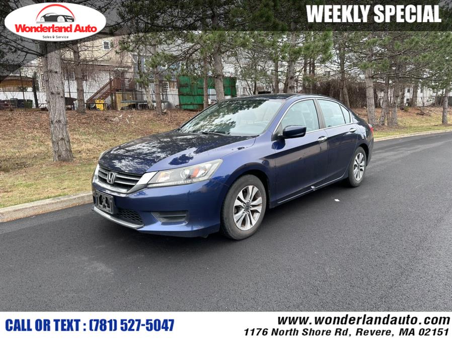 2013 Honda Accord Sdn 4dr I4 CVT LX, available for sale in Revere, Massachusetts | Wonderland Auto. Revere, Massachusetts