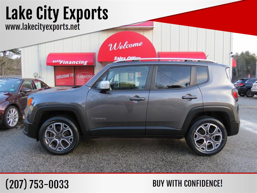 2016 Jeep Renegade Limited 4x4 4dr SUV, available for sale in Auburn, Maine | Lake City Exports Inc. Auburn, Maine 2016 Jeep Renegade Limited 4x4 4dr SUV, available for sale in Auburn, Maine | Lake City Exports Inc. Auburn, Maine