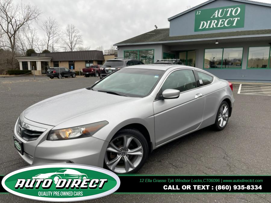 2012 Honda Accord Cpe 2dr V6 Auto EX-L, available for sale in Windsor Locks, Connecticut | Auto Direct LLC. Windsor Locks, Connecticut