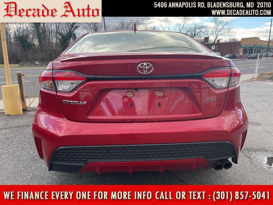 Used Toyota Corolla SE CVT (Natl) 2020 | Decade Auto. Bladensburg, Maryland Used Toyota Corolla SE CVT (Natl) 2020 | Decade Auto. Bladensburg, Maryland