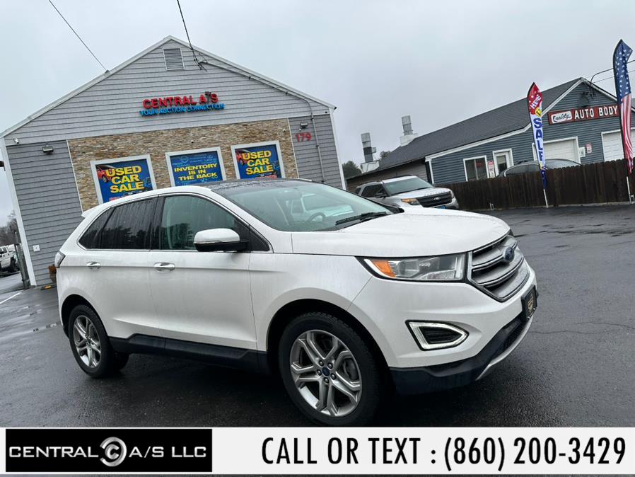 2015 Ford Edge 4dr Titanium AWD, available for sale in East Windsor, Connecticut | Central A/S LLC. East Windsor, Connecticut