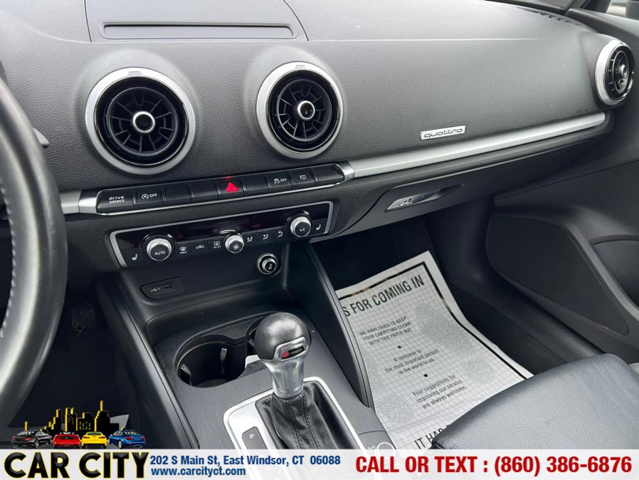 2018 Audi A3 Sedan 2.0 TFSI Premium quattro AWD, available for sale in East Windsor, Connecticut | Car City LLC. East Windsor, Connecticut 2018 Audi A3 Sedan 2.0 TFSI Premium quattro AWD, available for sale in East Windsor, Connecticut | Car City LLC. East Windsor, Connecticut