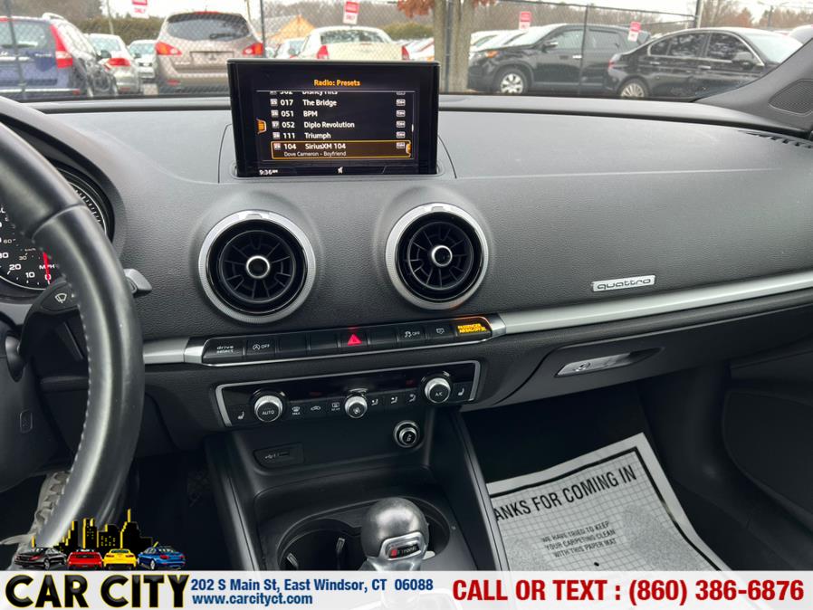 2018 Audi A3 Sedan 2.0 TFSI Premium quattro AWD, available for sale in East Windsor, Connecticut | Car City LLC. East Windsor, Connecticut 2018 Audi A3 Sedan 2.0 TFSI Premium quattro AWD, available for sale in East Windsor, Connecticut | Car City LLC. East Windsor, Connecticut
