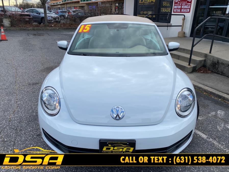 2015 Volkswagen Beetle Convertible 2dr Auto 1.8T PZEV, available for sale in Commack, New York | DSA Motor Sports Corp. Commack, New York 2015 Volkswagen Beetle Convertible 2dr Auto 1.8T PZEV, available for sale in Commack, New York | DSA Motor Sports Corp. Commack, New York