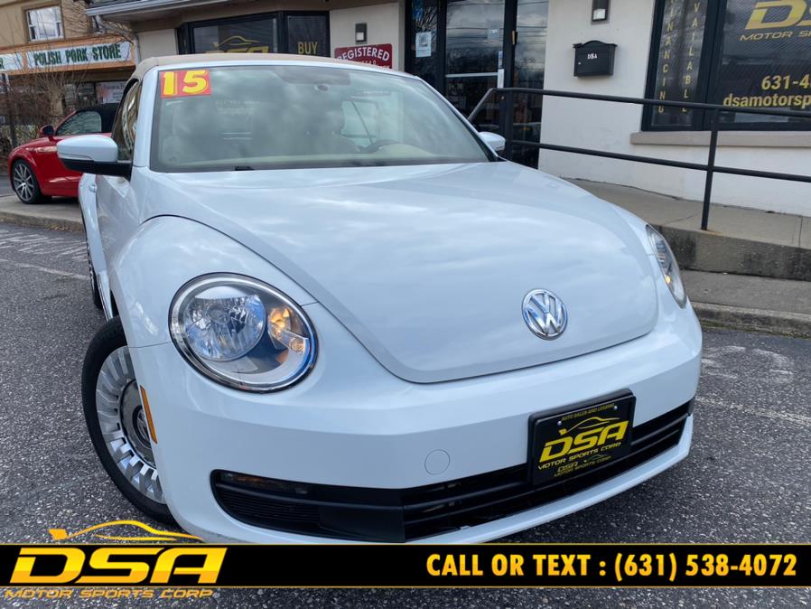 2015 Volkswagen Beetle Convertible 2dr Auto 1.8T PZEV, available for sale in Commack, New York | DSA Motor Sports Corp. Commack, New York 2015 Volkswagen Beetle Convertible 2dr Auto 1.8T PZEV, available for sale in Commack, New York | DSA Motor Sports Corp. Commack, New York