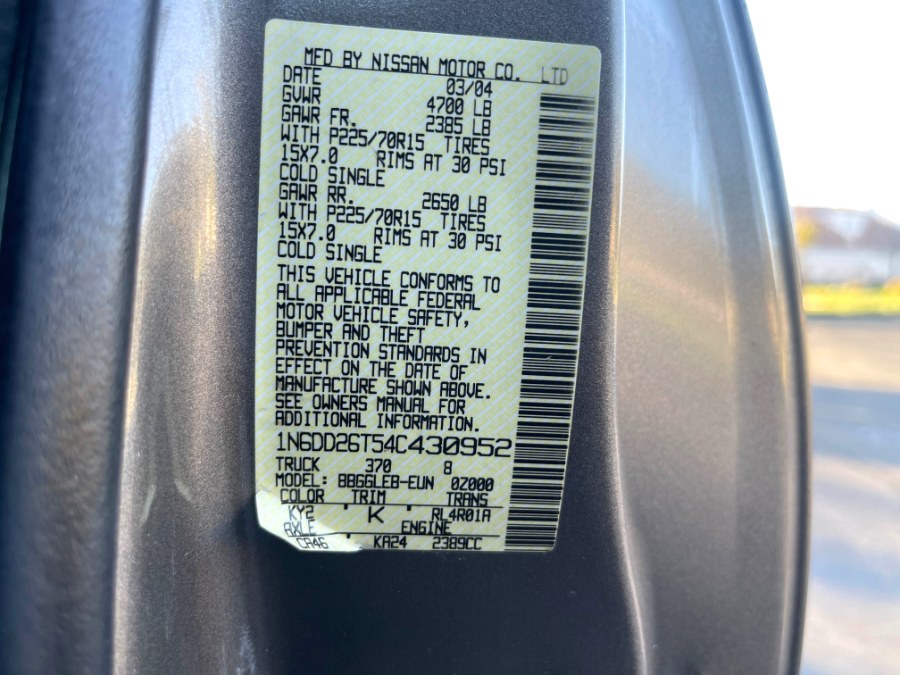 2004 Nissan Frontier 2WD XE King Cab I4 Auto, available for sale in Lake Forest, California | Pacific Green Line. Lake Forest, California 2004 Nissan Frontier 2WD XE King Cab I4 Auto, available for sale in Lake Forest, California | Pacific Green Line. Lake Forest, California