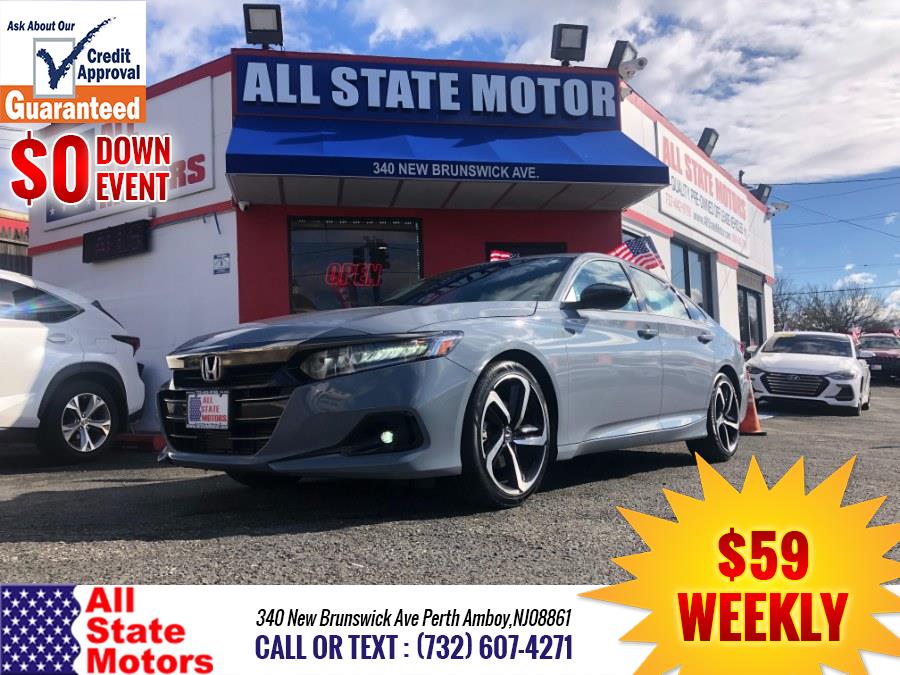 2021 Honda Accord Sedan Sport 1.5T CVT, available for sale in Perth Amboy, New Jersey | All State Motor Inc. Perth Amboy, New Jersey 2021 Honda Accord Sedan Sport 1.5T CVT, available for sale in Perth Amboy, New Jersey | All State Motor Inc. Perth Amboy, New Jersey