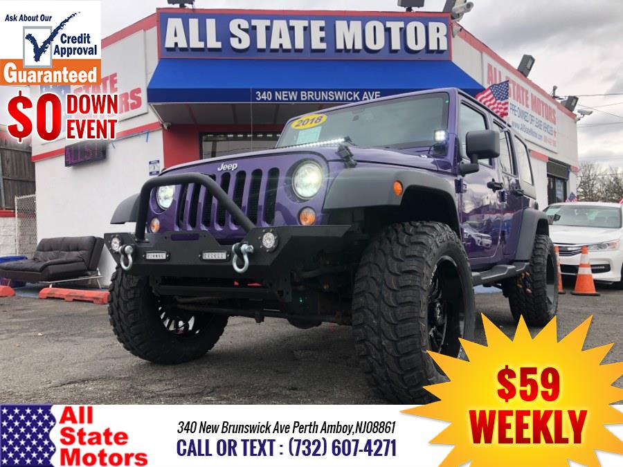 2018 Jeep Wrangler JK Unlimited Sport S 4x4, available for sale in Perth Amboy, New Jersey | All State Motor Inc. Perth Amboy, New Jersey 2018 Jeep Wrangler JK Unlimited Sport S 4x4, available for sale in Perth Amboy, New Jersey | All State Motor Inc. Perth Amboy, New Jersey