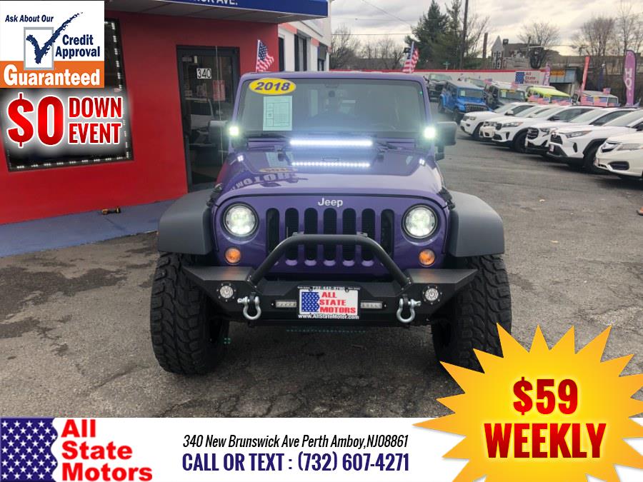 2018 Jeep Wrangler JK Unlimited Sport S 4x4, available for sale in Perth Amboy, New Jersey | All State Motor Inc. Perth Amboy, New Jersey 2018 Jeep Wrangler JK Unlimited Sport S 4x4, available for sale in Perth Amboy, New Jersey | All State Motor Inc. Perth Amboy, New Jersey