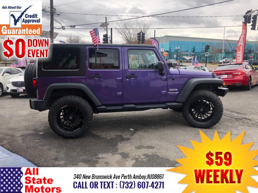 2018 Jeep Wrangler JK Unlimited Sport S 4x4, available for sale in Perth Amboy, New Jersey | All State Motor Inc. Perth Amboy, New Jersey 2018 Jeep Wrangler JK Unlimited Sport S 4x4, available for sale in Perth Amboy, New Jersey | All State Motor Inc. Perth Amboy, New Jersey