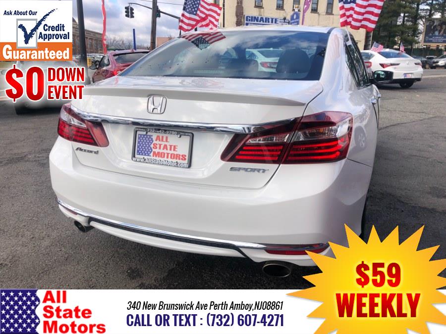 2017 Honda Accord Sedan Sport CVT, available for sale in Perth Amboy, New Jersey | All State Motor Inc. Perth Amboy, New Jersey 2017 Honda Accord Sedan Sport CVT, available for sale in Perth Amboy, New Jersey | All State Motor Inc. Perth Amboy, New Jersey