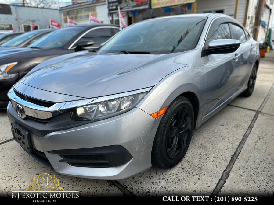 2016 Honda Civic Sedan 4dr CVT LX, available for sale in Elizabeth, New Jersey | NJ Exotic Motors. Elizabeth, New Jersey 2016 Honda Civic Sedan 4dr CVT LX, available for sale in Elizabeth, New Jersey | NJ Exotic Motors. Elizabeth, New Jersey
