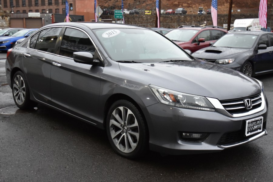 Used Honda Accord Sedan 4dr I4 CVT Sport 2015 | Highline Car Connection. Waterbury, Connecticut Used Honda Accord Sedan 4dr I4 CVT Sport 2015 | Highline Car Connection. Waterbury, Connecticut