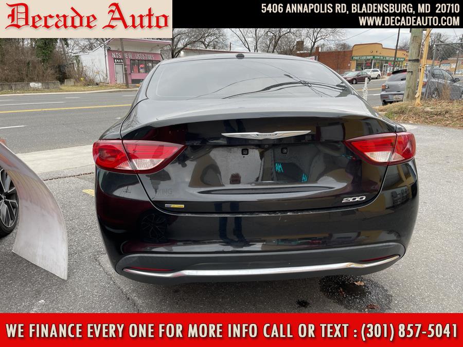Used Chrysler 200 4dr Sdn Limited FWD 2015 | Decade Auto. Bladensburg, Maryland Used Chrysler 200 4dr Sdn Limited FWD 2015 | Decade Auto. Bladensburg, Maryland