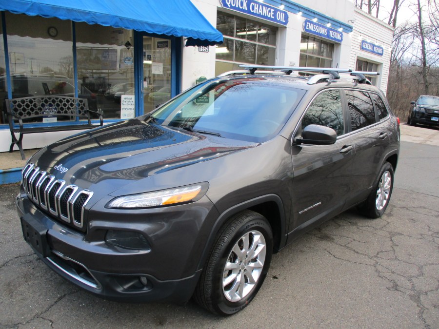 Used Jeep Cherokee 4WD 4dr Limited 2016 | Cos Central Auto. Meriden, Connecticut Used Jeep Cherokee 4WD 4dr Limited 2016 | Cos Central Auto. Meriden, Connecticut