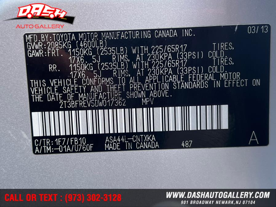 2013 Toyota RAV4 AWD 4dr LE (Natl), available for sale in Newark, New Jersey | Dash Auto Gallery Inc.. Newark, New Jersey 2013 Toyota RAV4 AWD 4dr LE (Natl), available for sale in Newark, New Jersey | Dash Auto Gallery Inc.. Newark, New Jersey