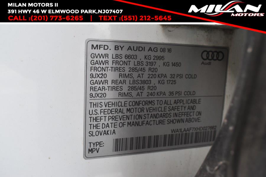 Used Audi Q7 3.0 TFSI Premium Plus 2017 | Milan Motors. Little Ferry , New Jersey Used Audi Q7 3.0 TFSI Premium Plus 2017 | Milan Motors. Little Ferry , New Jersey