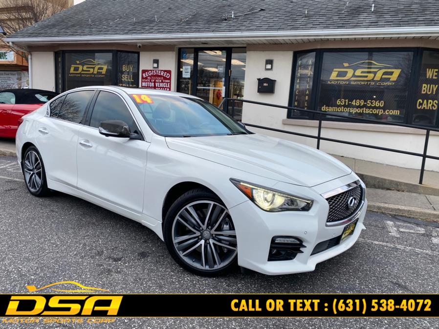 2014 Infiniti Q50 4dr Sdn AWD Sport, available for sale in Commack, New York | DSA Motor Sports Corp. Commack, New York 2014 Infiniti Q50 4dr Sdn AWD Sport, available for sale in Commack, New York | DSA Motor Sports Corp. Commack, New York