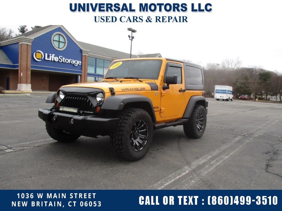 2012 Jeep Wrangler 4WD 2dr Sport, available for sale in New Britain, Connecticut | Universal Motors LLC. New Britain, Connecticut