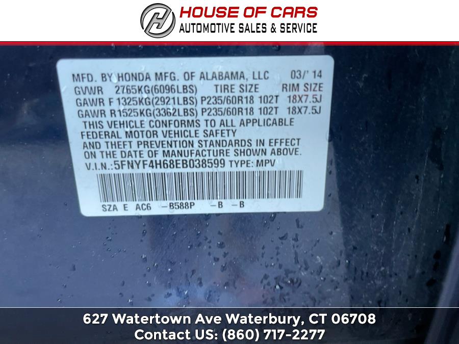 Used Honda Pilot 4WD 4dr EX-L w/RES 2014 | House of Cars LLC. Waterbury, Connecticut