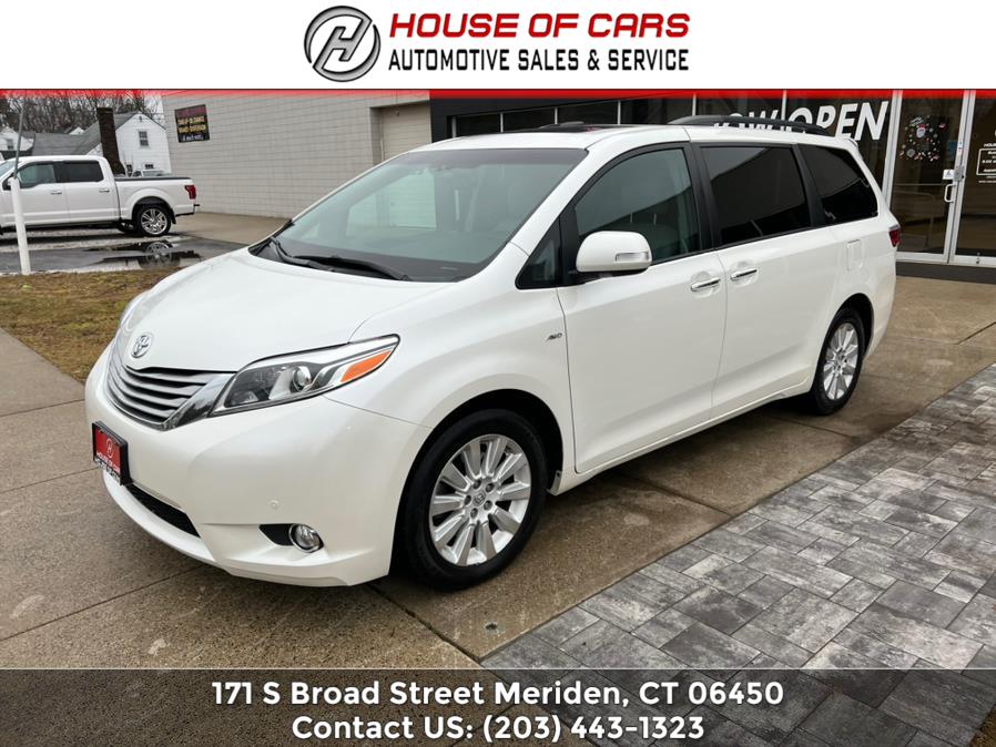 2016 Toyota Sienna 5dr 7-Pass Van XLE Premium AWD (Natl), available for sale in Meriden, Connecticut | House of Cars CT. Meriden, Connecticut