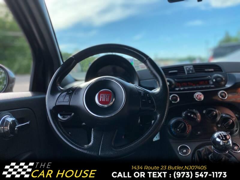 2013 FIAT 500 2dr HB Sport, available for sale in Butler, New Jersey | The Car House. Butler, New Jersey 2013 FIAT 500 2dr HB Sport, available for sale in Butler, New Jersey | The Car House. Butler, New Jersey