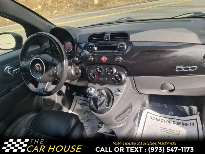 2013 FIAT 500 2dr HB Sport, available for sale in Butler, New Jersey | The Car House. Butler, New Jersey 2013 FIAT 500 2dr HB Sport, available for sale in Butler, New Jersey | The Car House. Butler, New Jersey