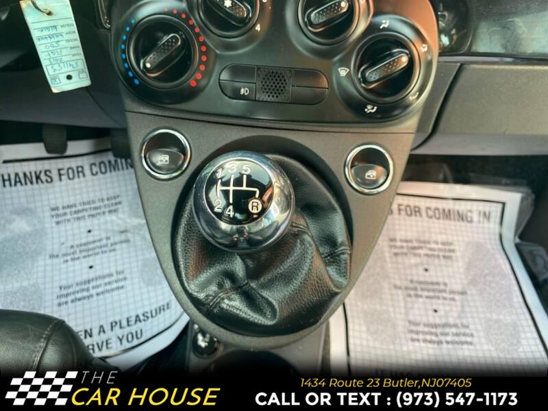 2013 FIAT 500 2dr HB Sport, available for sale in Butler, New Jersey | The Car House. Butler, New Jersey 2013 FIAT 500 2dr HB Sport, available for sale in Butler, New Jersey | The Car House. Butler, New Jersey