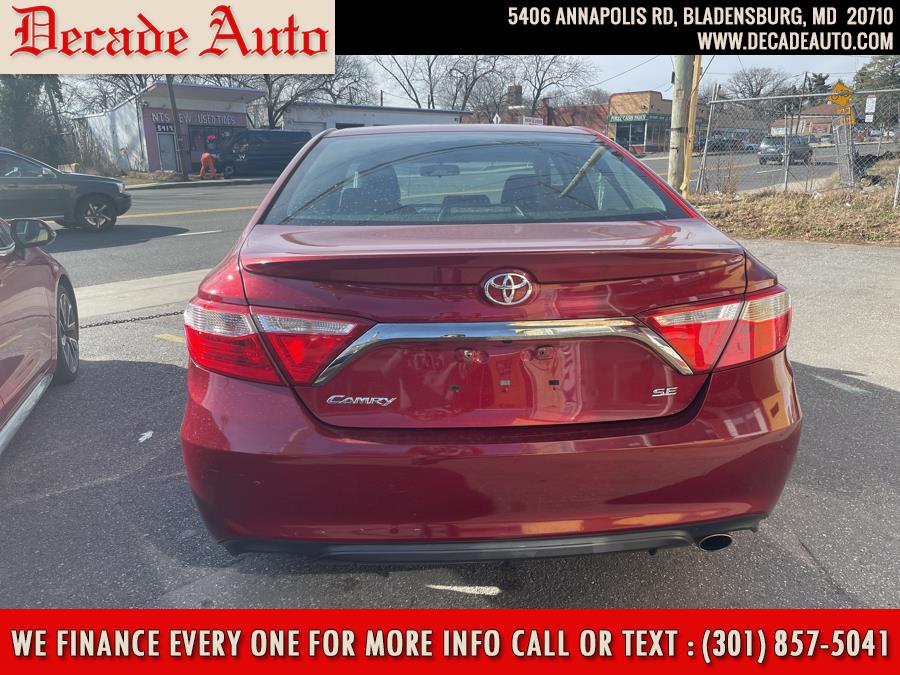 2015 Toyota Camry 4dr Sdn I4 Auto SE (Natl), available for sale in Bladensburg, Maryland | Decade Auto. Bladensburg, Maryland 2015 Toyota Camry 4dr Sdn I4 Auto SE (Natl), available for sale in Bladensburg, Maryland | Decade Auto. Bladensburg, Maryland