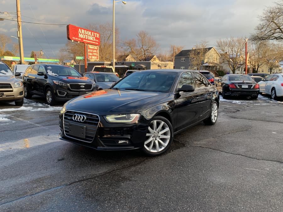 2013 Audi A4 4dr Sdn Auto quattro 2.0T Premium Plus, available for sale in Springfield, Massachusetts | Absolute Motors Inc. Springfield, Massachusetts