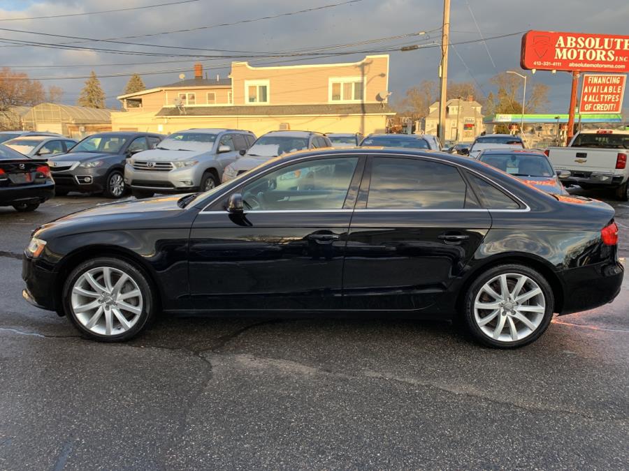 2013 Audi A4 4dr Sdn Auto quattro 2.0T Premium Plus, available for sale in Springfield, Massachusetts | Absolute Motors Inc. Springfield, Massachusetts 2013 Audi A4 4dr Sdn Auto quattro 2.0T Premium Plus, available for sale in Springfield, Massachusetts | Absolute Motors Inc. Springfield, Massachusetts