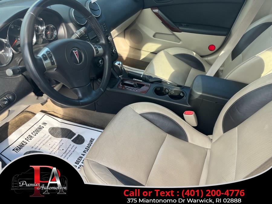 2009 Pontiac G6 4dr Sdn GXP w/1SA *Ltd Avail*, available for sale in Warwick, Rhode Island | Premier Automotive Sales. Warwick, Rhode Island 2009 Pontiac G6 4dr Sdn GXP w/1SA *Ltd Avail*, available for sale in Warwick, Rhode Island | Premier Automotive Sales. Warwick, Rhode Island