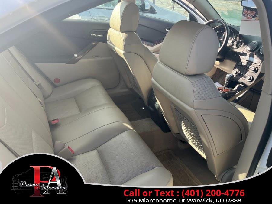 2009 Pontiac G6 4dr Sdn GXP w/1SA *Ltd Avail*, available for sale in Warwick, Rhode Island | Premier Automotive Sales. Warwick, Rhode Island 2009 Pontiac G6 4dr Sdn GXP w/1SA *Ltd Avail*, available for sale in Warwick, Rhode Island | Premier Automotive Sales. Warwick, Rhode Island