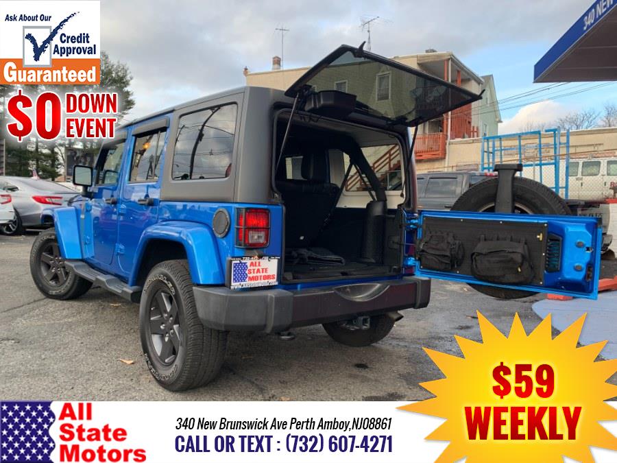 2016 Jeep Wrangler Unlimited 4WD 4dr Black Bear *Ltd Avail*, available for sale in Perth Amboy, New Jersey | All State Motor Inc. Perth Amboy, New Jersey 2016 Jeep Wrangler Unlimited 4WD 4dr Black Bear *Ltd Avail*, available for sale in Perth Amboy, New Jersey | All State Motor Inc. Perth Amboy, New Jersey