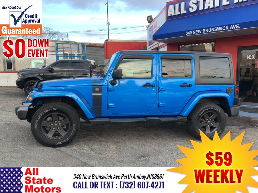 2016 Jeep Wrangler Unlimited 4WD 4dr Black Bear *Ltd Avail*, available for sale in Perth Amboy, New Jersey | All State Motor Inc. Perth Amboy, New Jersey 2016 Jeep Wrangler Unlimited 4WD 4dr Black Bear *Ltd Avail*, available for sale in Perth Amboy, New Jersey | All State Motor Inc. Perth Amboy, New Jersey