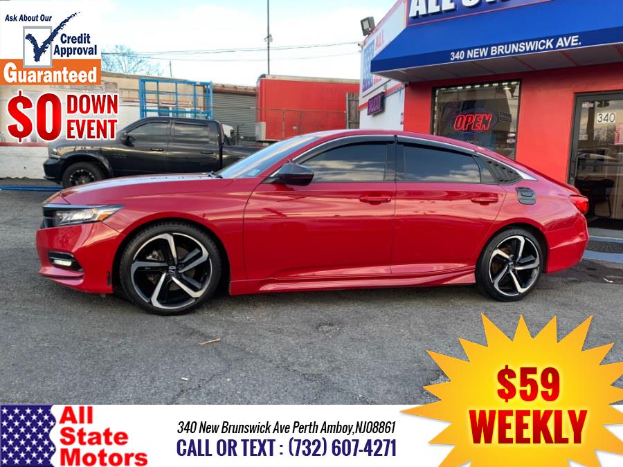 2018 Honda Accord Sedan Sport 1.5T CVT, available for sale in Perth Amboy, New Jersey | All State Motor Inc. Perth Amboy, New Jersey 2018 Honda Accord Sedan Sport 1.5T CVT, available for sale in Perth Amboy, New Jersey | All State Motor Inc. Perth Amboy, New Jersey