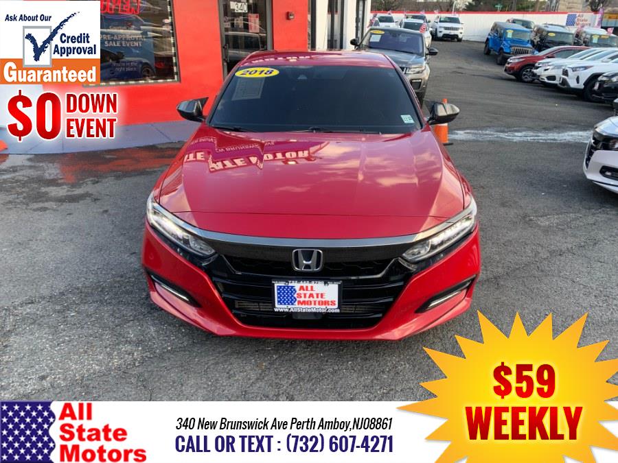 2018 Honda Accord Sedan Sport 1.5T CVT, available for sale in Perth Amboy, New Jersey | All State Motor Inc. Perth Amboy, New Jersey 2018 Honda Accord Sedan Sport 1.5T CVT, available for sale in Perth Amboy, New Jersey | All State Motor Inc. Perth Amboy, New Jersey
