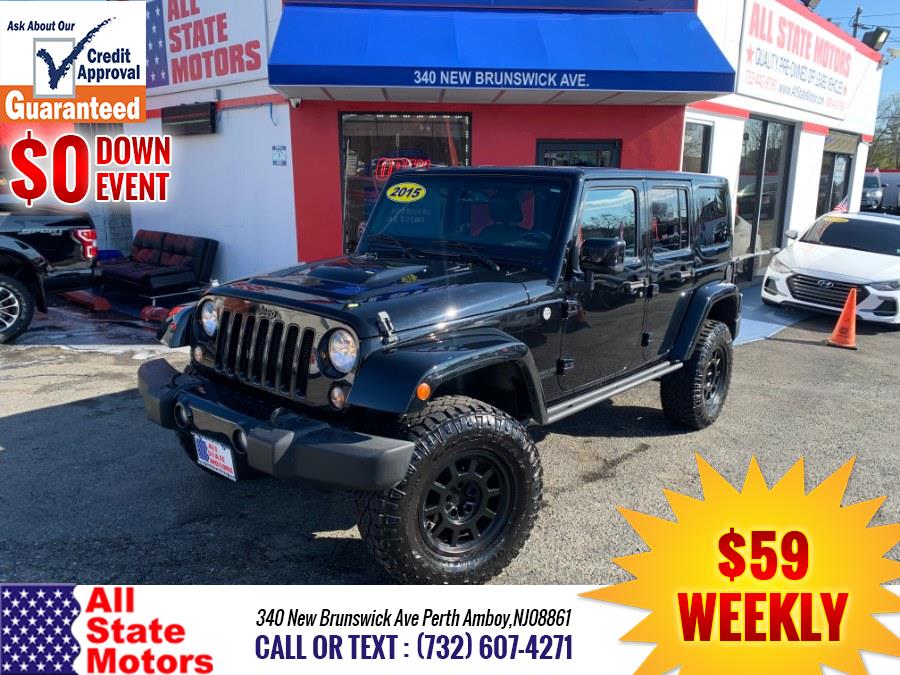 2015 Jeep Wrangler Unlimited 4WD 4dr Sahara, available for sale in Perth Amboy, New Jersey | All State Motor Inc. Perth Amboy, New Jersey