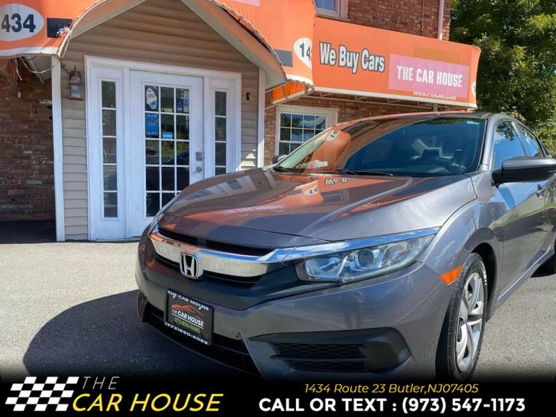 2016 Honda Civic Sedan 4dr CVT LX, available for sale in Butler, New Jersey | The Car House. Butler, New Jersey