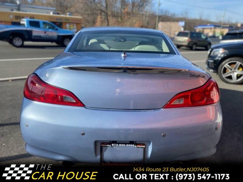 2011 Infiniti G37 Convertible 2dr Base, available for sale in Butler, New Jersey | The Car House. Butler, New Jersey 2011 Infiniti G37 Convertible 2dr Base, available for sale in Butler, New Jersey | The Car House. Butler, New Jersey