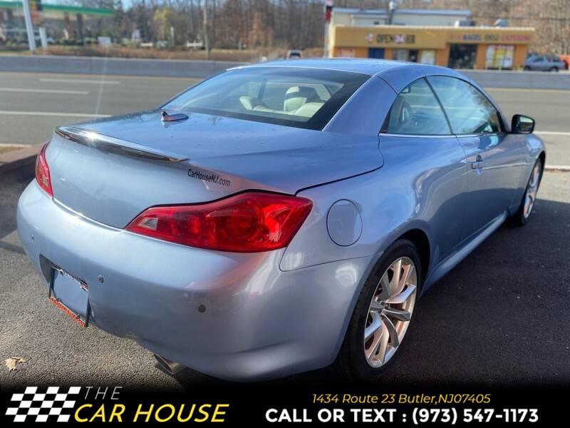 2011 Infiniti G37 Convertible 2dr Base, available for sale in Butler, New Jersey | The Car House. Butler, New Jersey 2011 Infiniti G37 Convertible 2dr Base, available for sale in Butler, New Jersey | The Car House. Butler, New Jersey